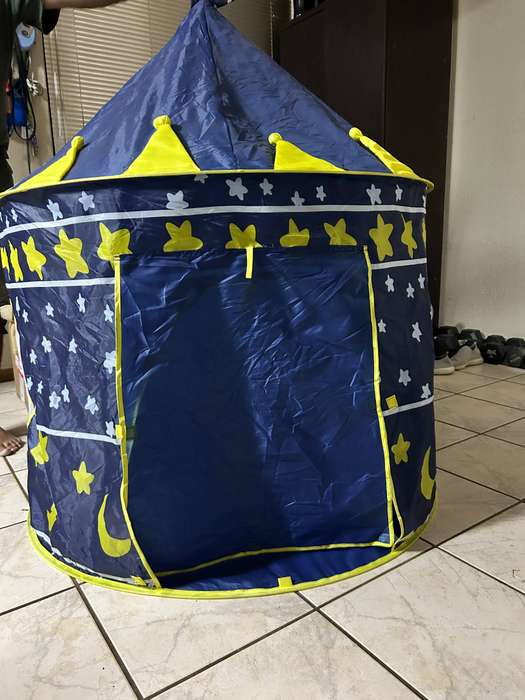 Play tent Ridder Castle Blue 125 cm - no pens