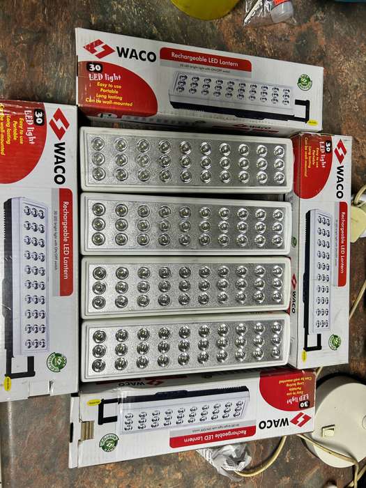 WACO Emergency lights lot