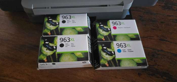 HP Officejet Pro 9013 Multifunction Colour Printer + 4 Free Genuine HP Cartridges