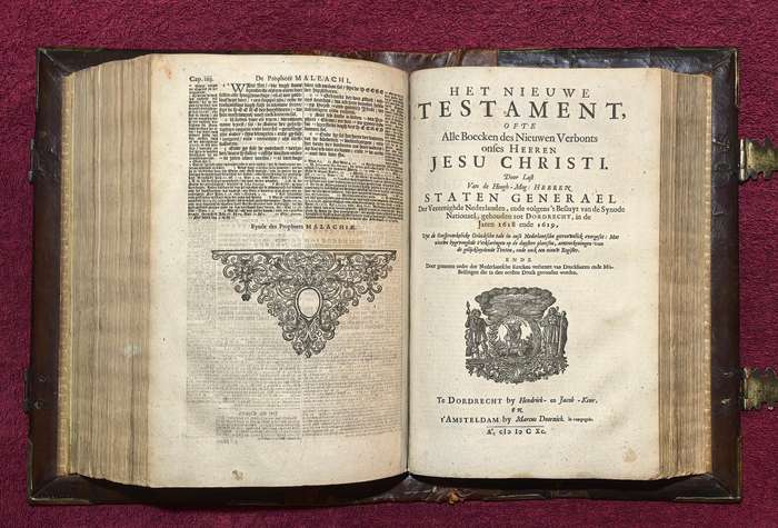 1690 Nederlandse Statebybel  /  1690 Antique Dutch Bible