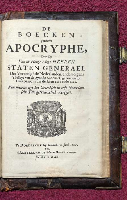1690 Nederlandse Statebybel  /  1690 Antique Dutch Bible