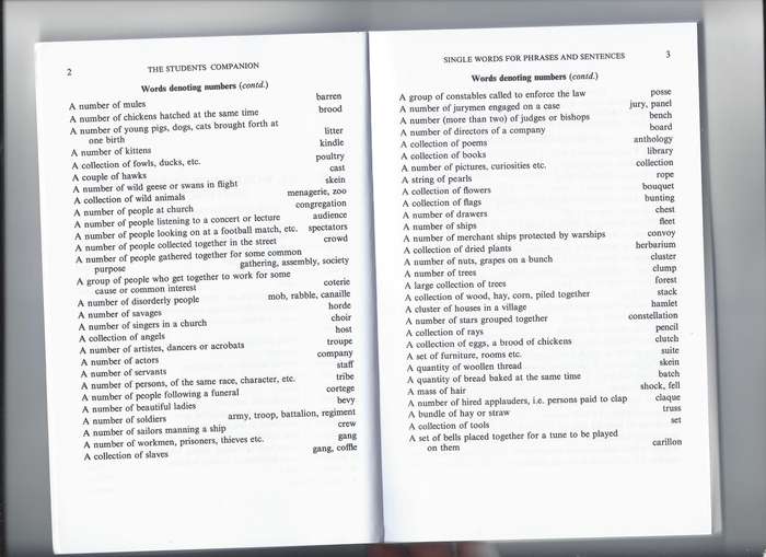 Student's Companion Paperback by Wilfred Best (Author) Part almanac, part dictionary, Abbreviations
