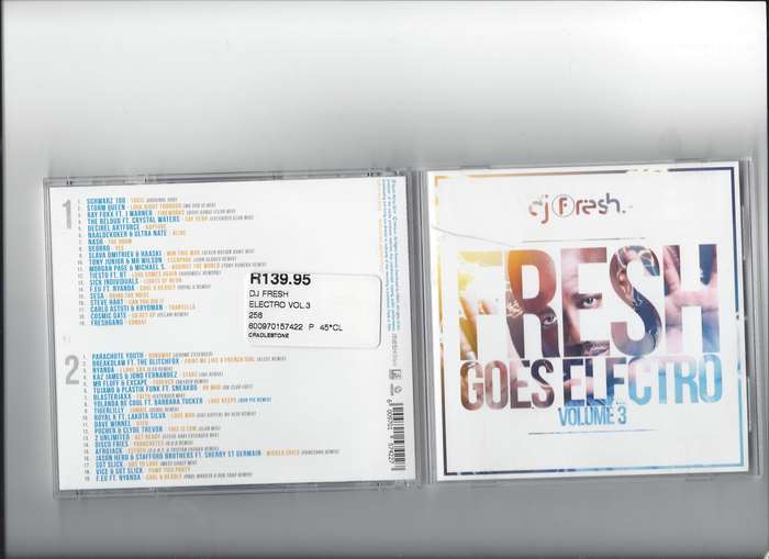 DJ Fresh Goes Electro Volume 3 2 CD Pack