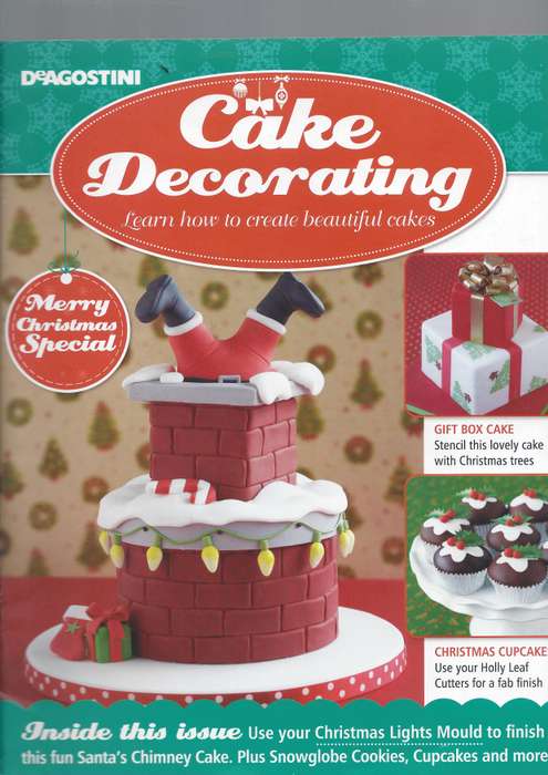 DeAgostini Cake Decoration books Learn How To Decorate Special Occasions Cake small cookies & sweets