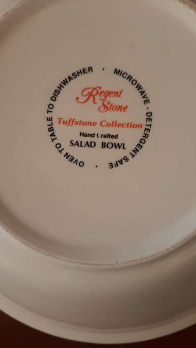 Garden Salad Regent Stone Tuffstone Collection Hand Crafted Rare in SA +- 28.5cm Width- Ceramic