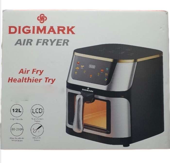 Digimark Air fryer 12L, large household air fryer, smart touch operation