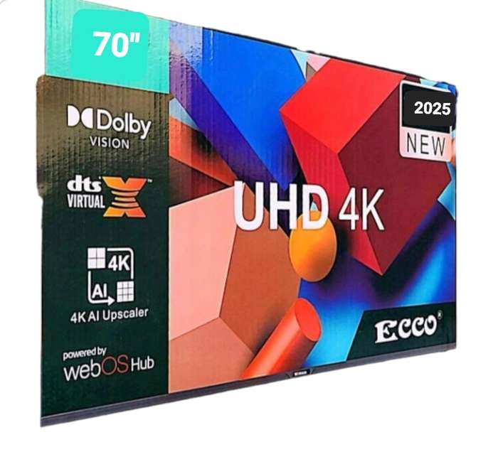 Ecco 70" Smart UHD 4K WebOs TV