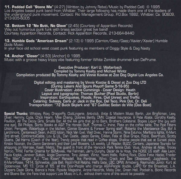 CD - Various - The Fall And The Rise Los Angeles