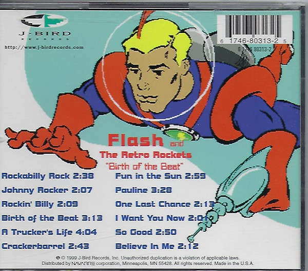 CD - Flash And The Retro Rockets - Birth Of The Beat