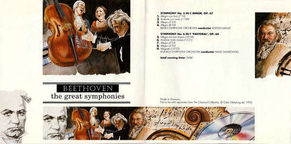CD - The Classical Collection - CD4 - Beethoven - The Great Symphonies