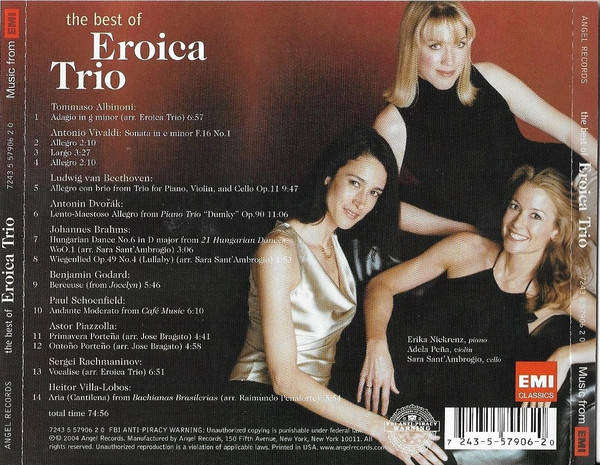 CD - Eroica Trio - The Best Of