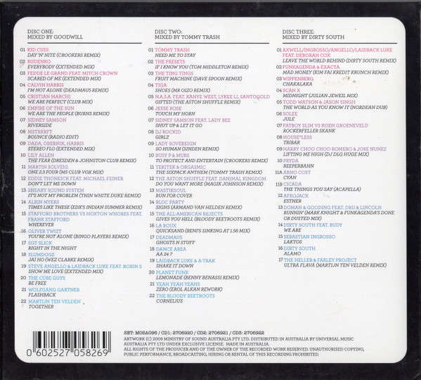 CD - Ministry of Sound -  Sessions Six (3cd)