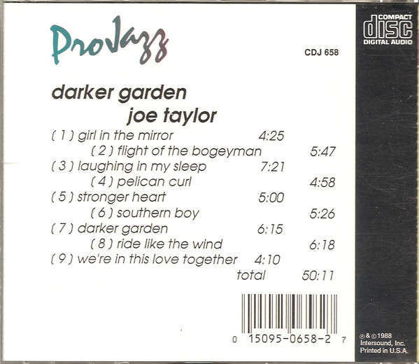 CD - Joe Taylor - Darker Garden