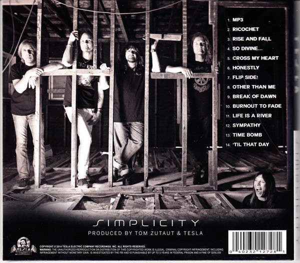 CD - Tesla - Simplicity (Digipak)
