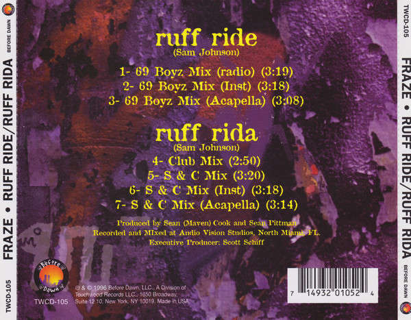 CD - Fraze - Ruff Ride / Ruff Rida