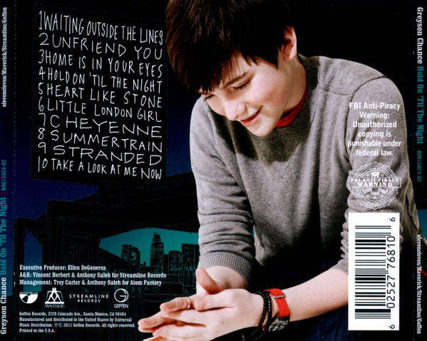 CD - Greyson Chance - Hold On 'Til The Night