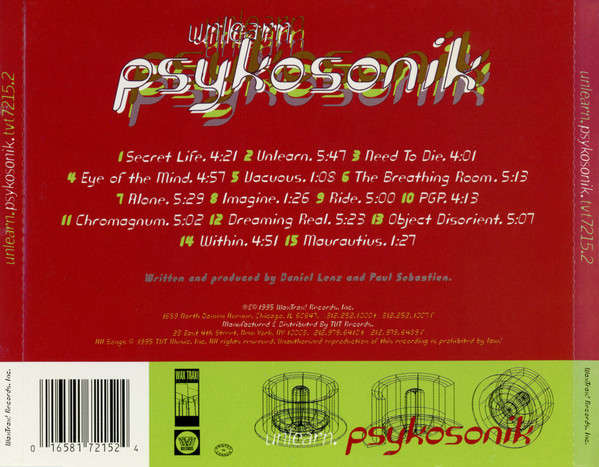 CD - Psykosonik - Unlearn