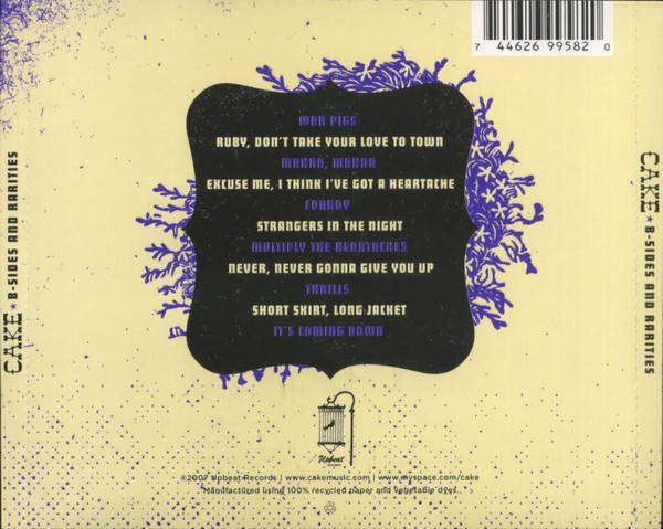 CD - Cake - B-sides And Rarities