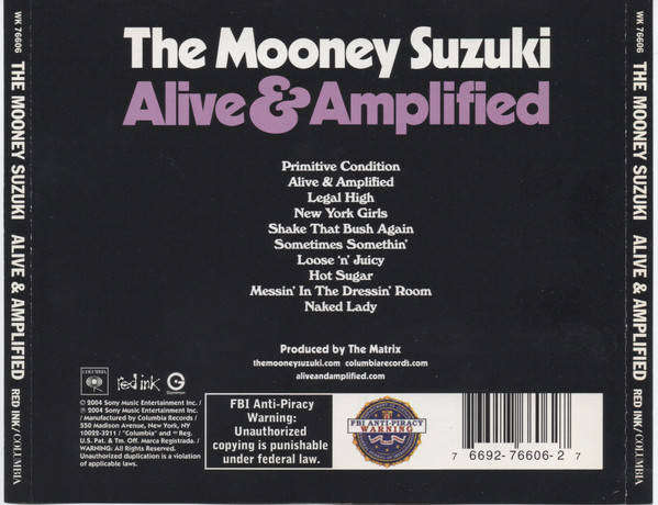 CD - The Mooney Suzuki - Alive & Amplified