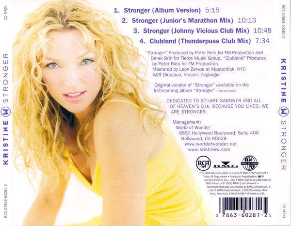 CD - Kristine W - Stronger