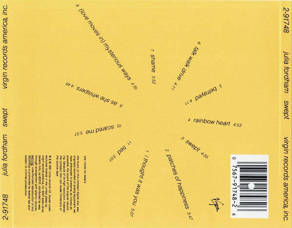 CD - Julia Fordham - Swept (New Sealed)