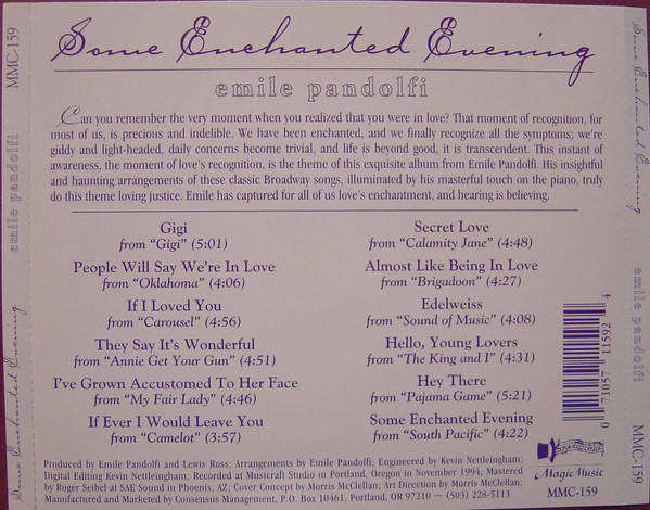CD - Emile Pandolfi - Some Enchanted Evening