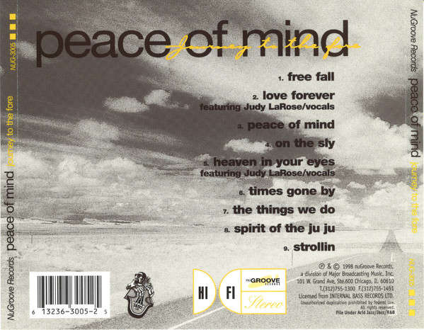 CD - Peace Of Mind - Journey To The Fore