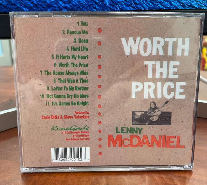CD - Lenny McDaniel - Worth The Price (New Sealed)
