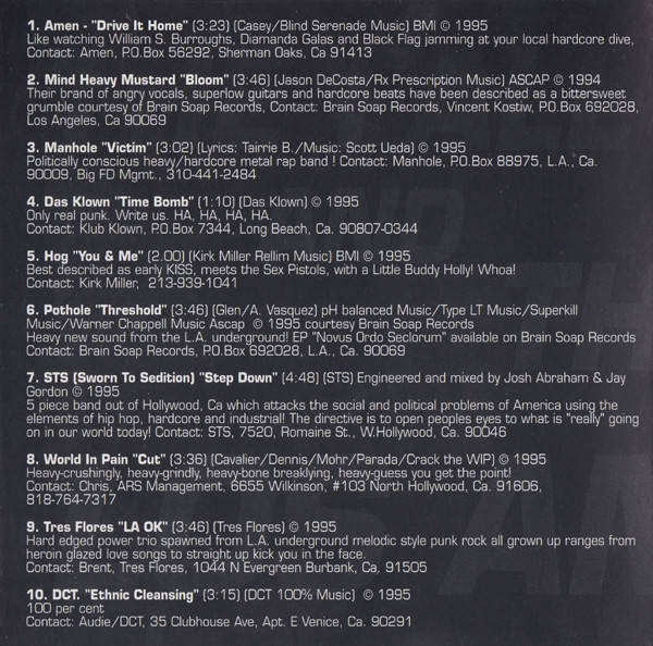 CD - Various - The Fall And The Rise Los Angeles