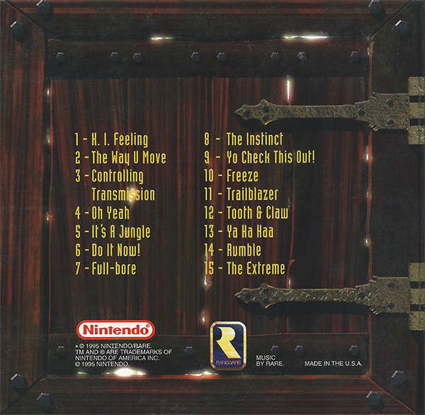 Nintendo Super Nintendo Killer Cuts CD Album