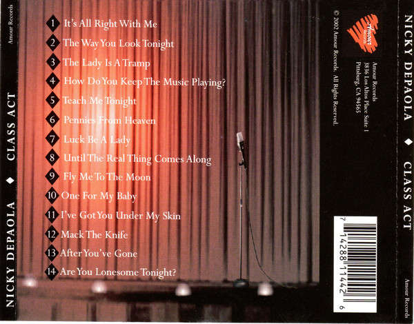 CD - Nicky DePaola - Class Act