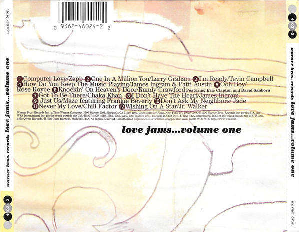 CD - Various - Love Jams Volume One (New Sealed)
