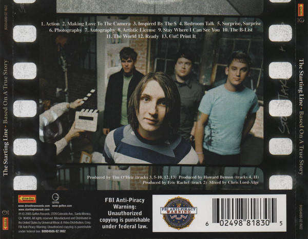 CD - The Starting Line - Based On A True Story