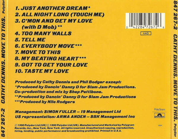 CD - Cathy Dennis - Move To This