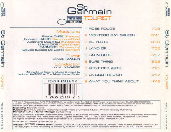 CD - St Germain - Tourist