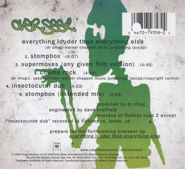 CD - Overseer - Everything Louder Than Everything Else