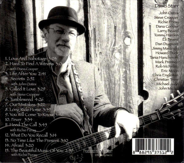 CD - David Starr - Love and Sabotage (New Sealed)(Digipak)