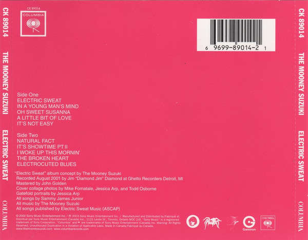 CD - The Mooney Suzuki - Electric Sweat