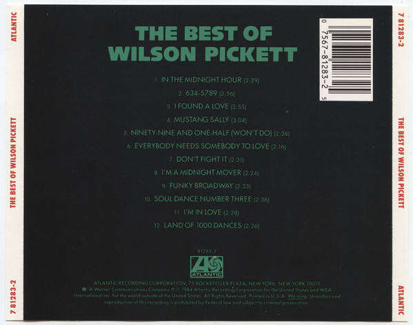 CD - Wilson Pickett - The Best Of Wilson Pickett
