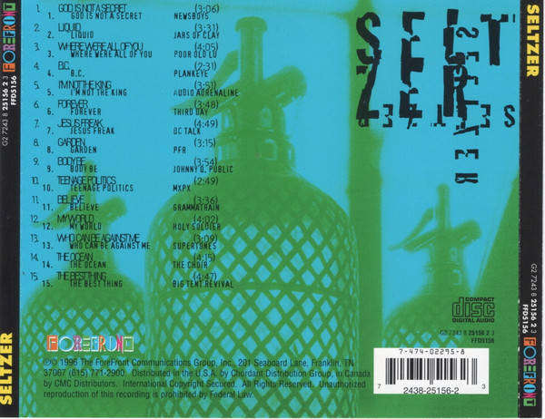 CD - Various - ...Seltzer (Modern Rock To Settle Your Soul)