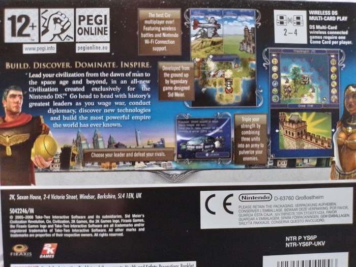 Nintendo DS - Sid Meyer's Civilization Revolution
