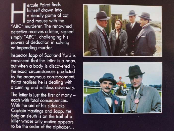 DVD - Poirot - No 3 - The ABC Murders - Agatha Christie
