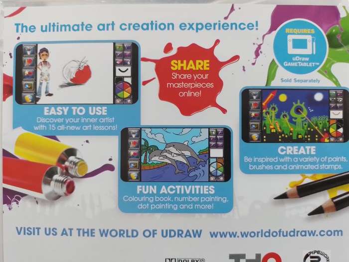 PS3 - UDraw Studio Instant Artist (Requires UDraw Tablet)