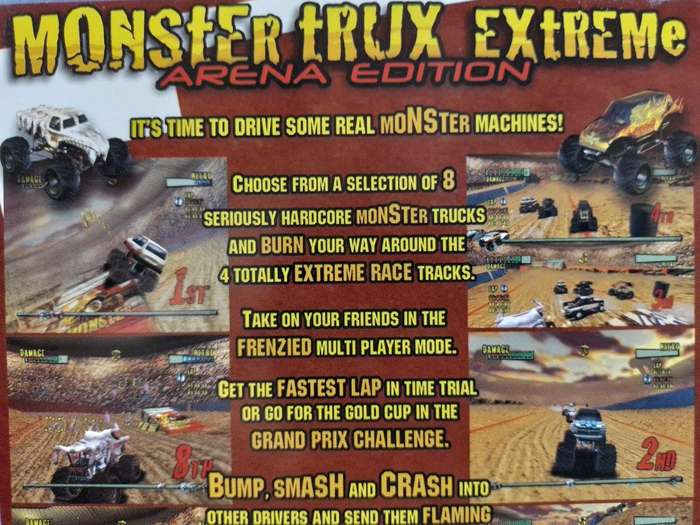 PS2 - Monster Trux Extreme Arena Edition