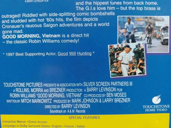 DVD - Good Morning Vietnam Robin Williams
