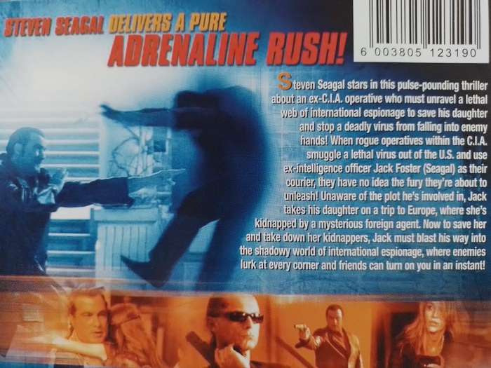 DVD - Shadow Man - Steven Seagal