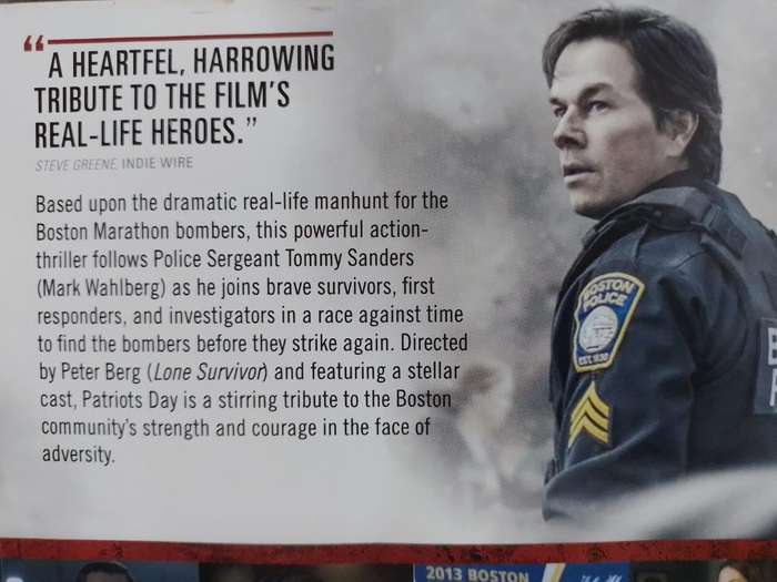 DVD - Patriots Day - Whalberg, Bacon