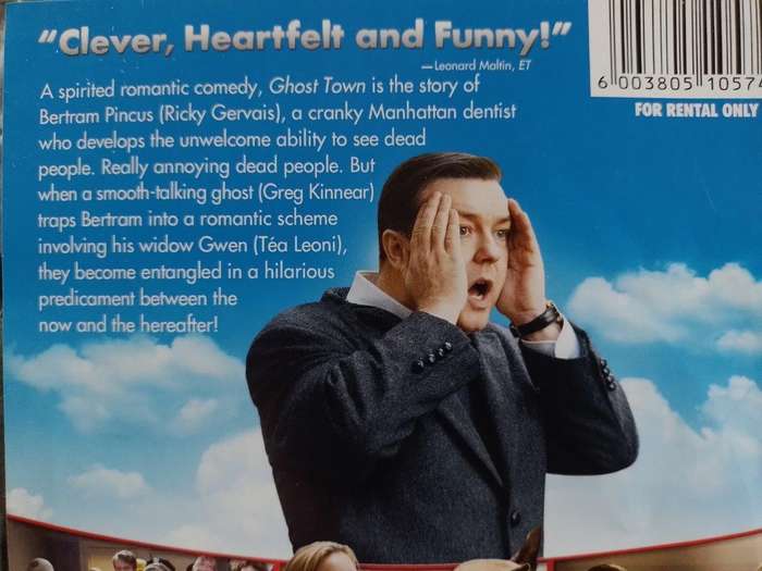 DVD - Ghost Town - Ricky Gervais