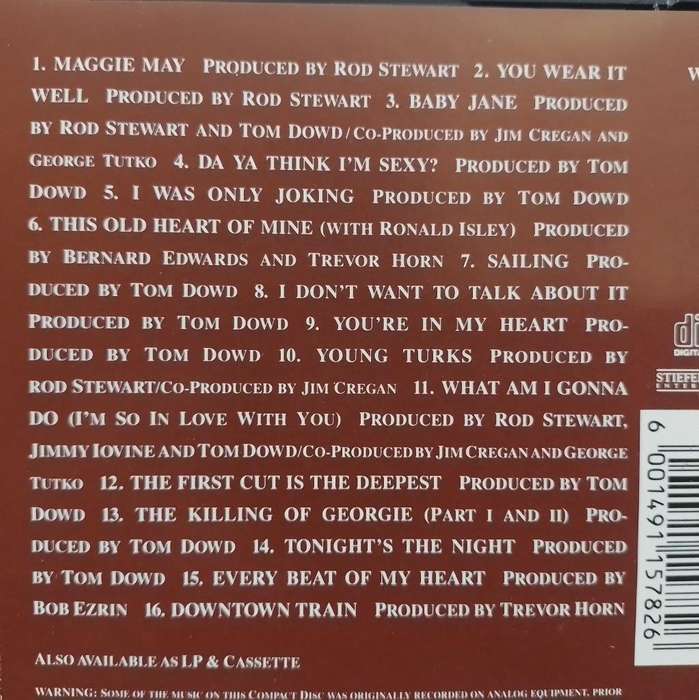 CD - Rod Stewart The Best of - WBCD1670