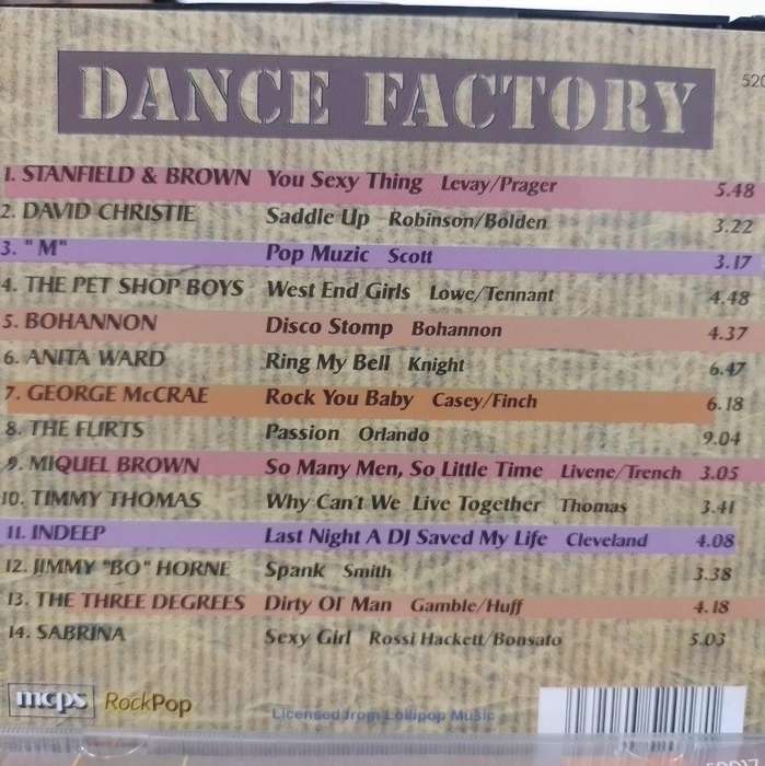 CD - Dance Factory - 52017